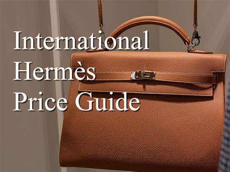 hermes international price guide.